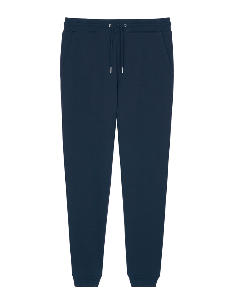 Plain navy sale joggers