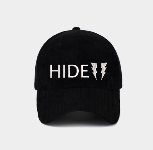 Black Hide Logo Embroidered Cap 