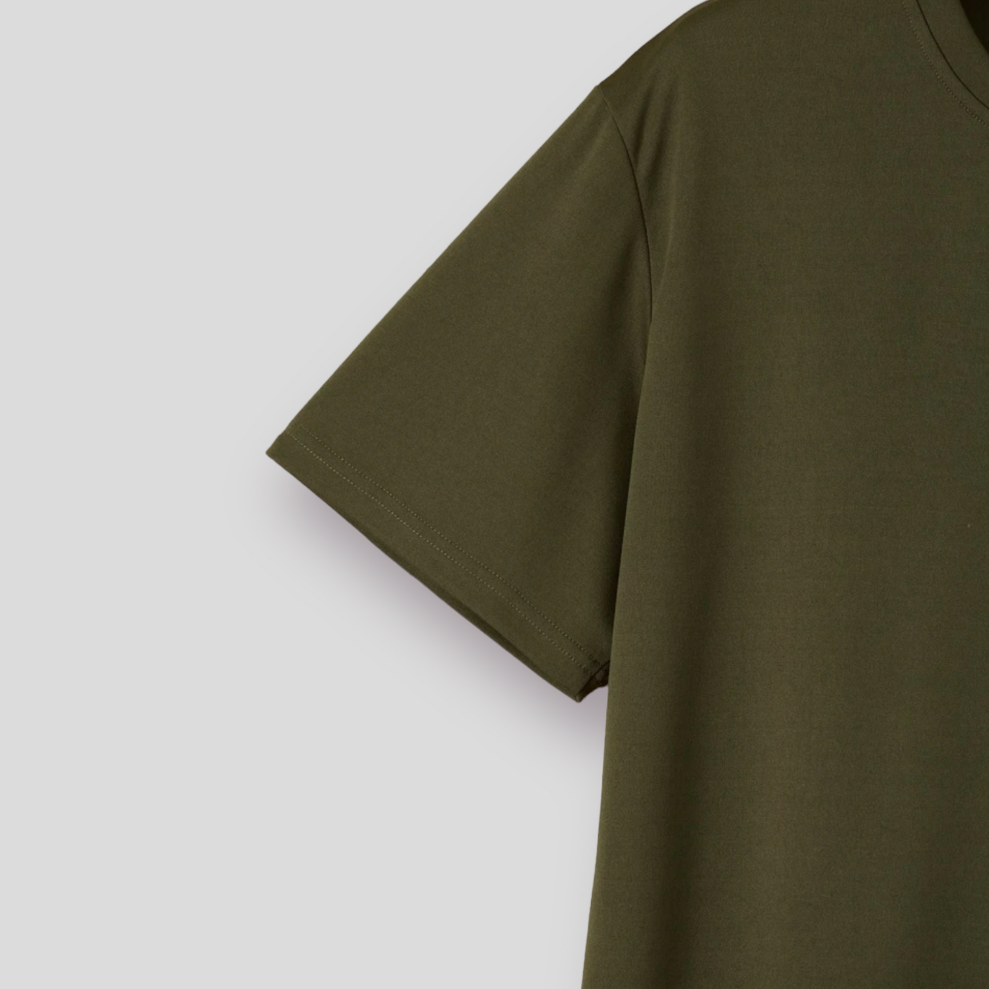 Men's Khaki Green Foundation T-shirt Material